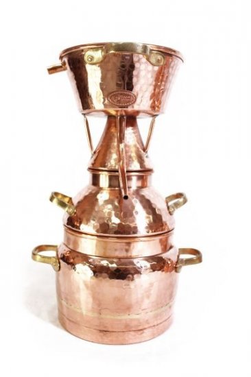 "CopperGarden®" Destille Alquitara 25 Liter für ätherische Öle - zum Schließen ins Bild klicken